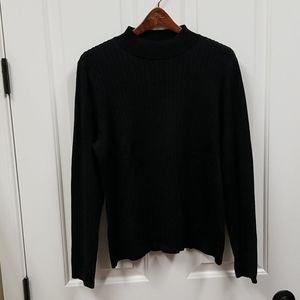 Laura Ashley black dressy sweater